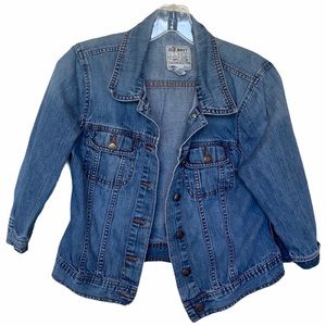 Old Navy Medium Wash Denim Jean Jacket Size Medium